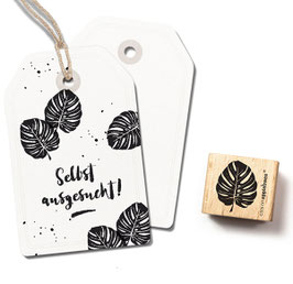 2412 Stempel Monsterblatt klein