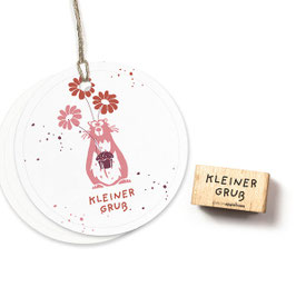28432 Textstempel "Kleiner Gruss"