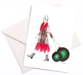 206 Weihnachtskarte Merry Christmas