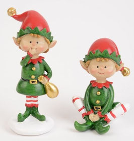 Elfen Santa zwei Modelle