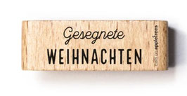 27388 Textstempel gesegnete Weihnachten