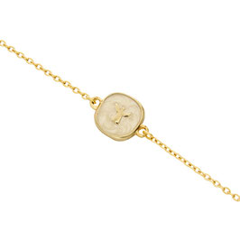 Armband Engel goldfarbig