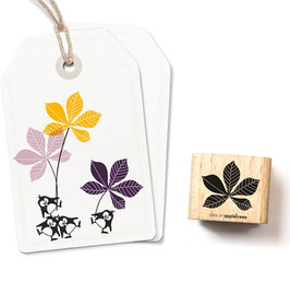 Stempel Kastanienblatt