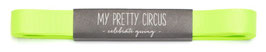 Geschenkband neongelb