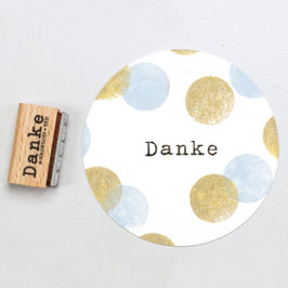 T003 Textstempel "Danke"
