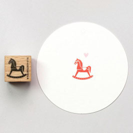B119 Stempel Schaukelpferd