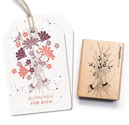 28409 Stempel Blumenstrauss mit Händen