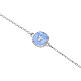 Armband Engel silberfarbig