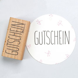 A182 Textstempel "Gutschein"
