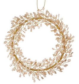 BEOW Weihnachtskranz Goldtöne  Ø 13cm
