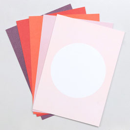 P060 Postkartenset 5 Stk. Beere Mix