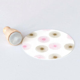 K002 Stempel Stern mit feinen Linien