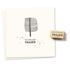 27264 Textstempel "In stiller Trauer"