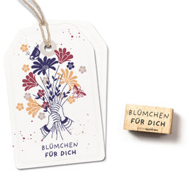 28431 Textstempel "ein Blümchen für Dich"
