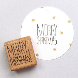 A184 Textstempel Merry Christmas