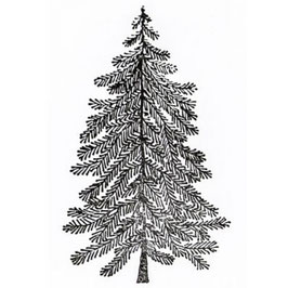 100189 Stempel Tannenbaum