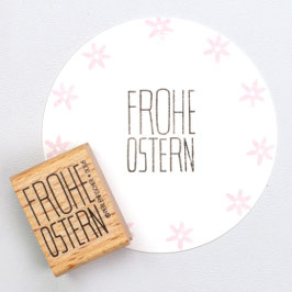 D058 Textstempel "Frohe Ostern"