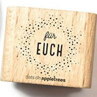 27584 Textstempel "für Euch"