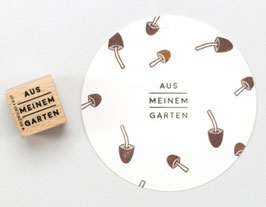 B109 Textstempel "Aus meinem Garten"