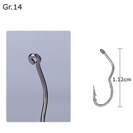 Red-Worm Haken Gr.14