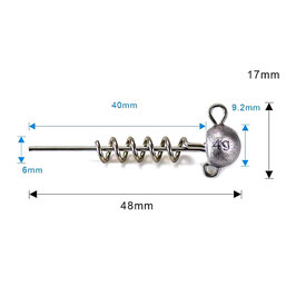 Screw System mit Bleikopf 5Stk.