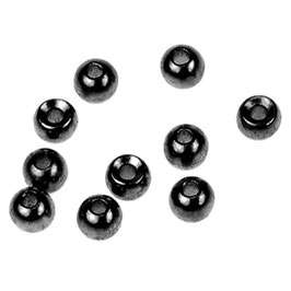Tungsten-Perle schwarz 3,3mm/25Stk
