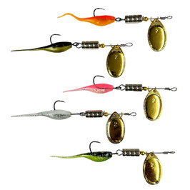 Kaulquappen Spinner-Set 5Stk. gold©