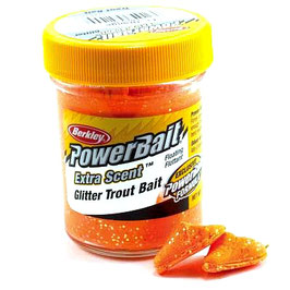 Powerbait Extra Scent Glitter Trout Bait Fluorescent Orange