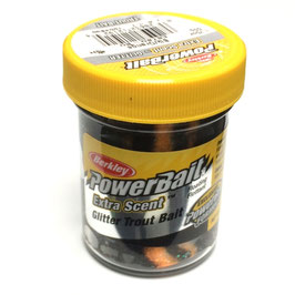 Powerbait Extra Scent Blk/Orange Glitter