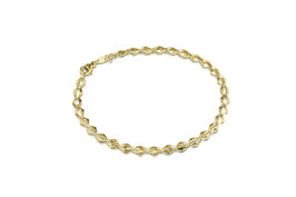 ZILVEREN ARMBAND GOLD PLATED