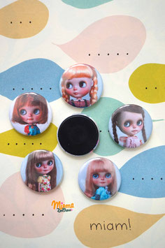 6 Buttons with Magnets