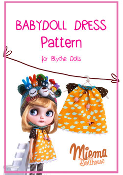 14 printed pages PATTERN + INSTRUCTION for Babydoll dress