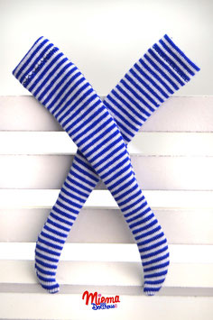 stockings striped small blue and white / 21-93