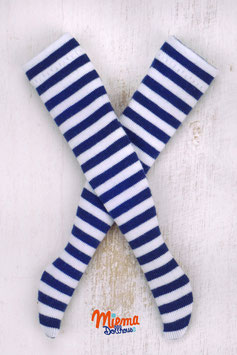 Striped socks blue and white / 21-129