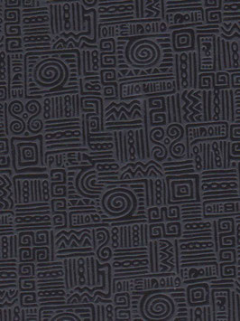 Baumwoll Papier handgeschöpft, aus Nordindien   " Azteka schwarz"