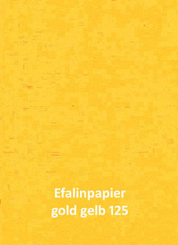 Efalinpapier goldgelb 70 cm x 50 cm, Gewicht: 120 g/m²