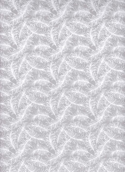 Baumwoll Papier handgeschöpft, aus Nordindien " Soft Grey White"