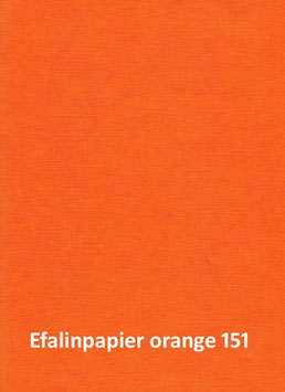 Efalinpapier orange 70 cm x 50 cm, Gewicht: 120 g/m²