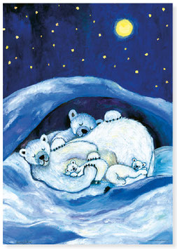 Poster: Eisbärenfamilie
