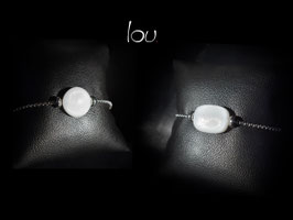 Bracciale LOU - Bianco madreperla