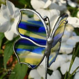 Farfalla 01 - blu, giallo e bianco