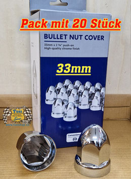 Radmutterkappen "Bullet"-Set