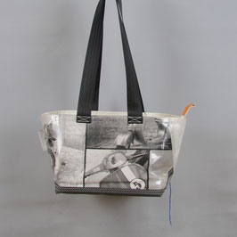 007 Happy Bag - Segeltuchtasche - UNIKAT