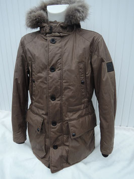 Belstaff  PATHFINDER Daunenjacke mit Fell Koyote  Kapuze