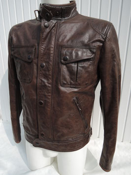 Matchless SILVERSTONE  MICK Blouson Sommer Antique Brown / blackbrown