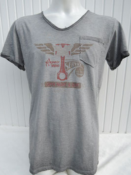 Matchless SERVICE T-Shirt grau