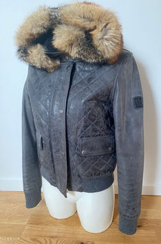 Belstaff Ocelot Bomber Antique gray by Malenotti