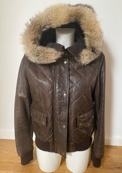 Belstaff Ocelot Bomber Antique brown by Malenotti