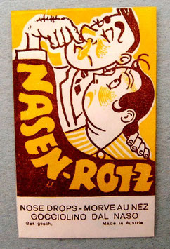Nasen Rotz, fake Rotz