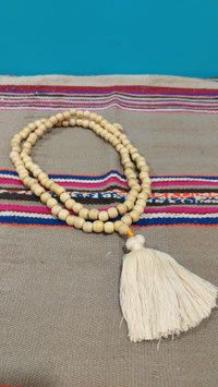 Mala Tibetano legno di pioggia